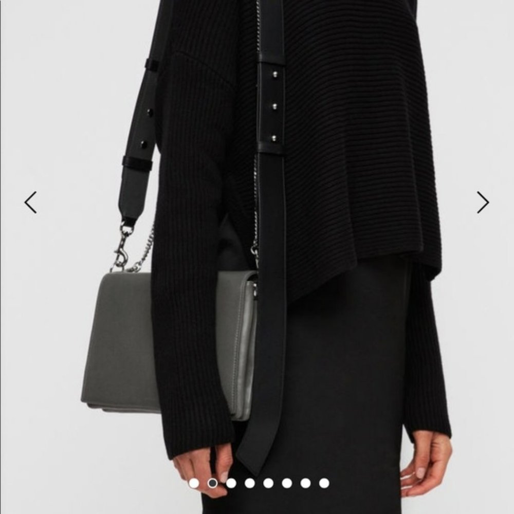 SOLD! All Saints Zep Box Lambskin Bag - Picture 2 of 16
